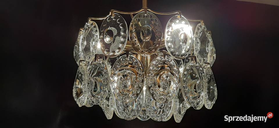 Żyrandol kryształowy Kinkeldey lata 60 Chełm