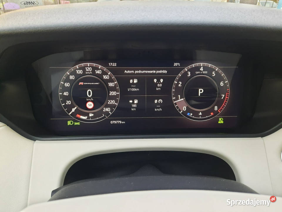 Land Rover Range Rover VELAR RDYNAMIC SE 1 czujnik martwego pola Żyrardów