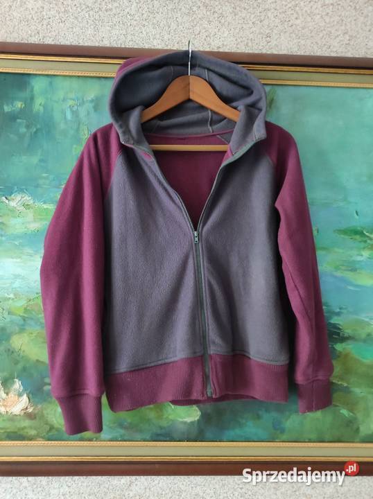 LXL bluza z kapturem polar zasuwany męski damski Odzież codzienna Kielce