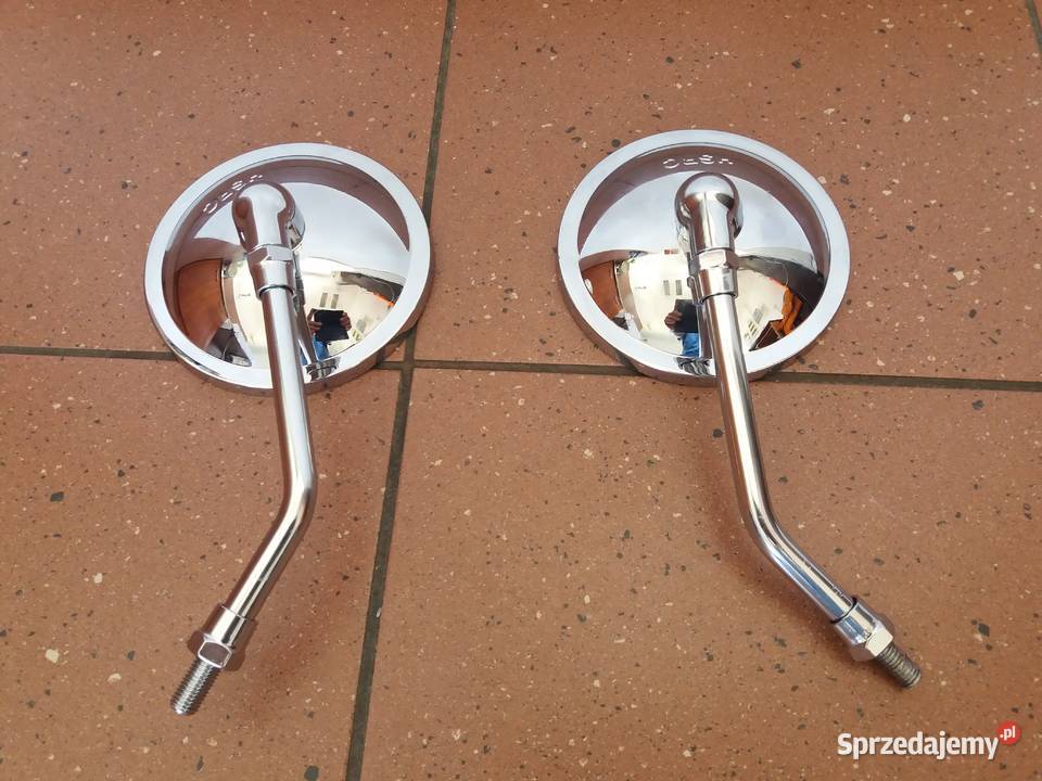 Lusterka chrom Skuter Romet Ogar Honda Suzuki Strzyżów