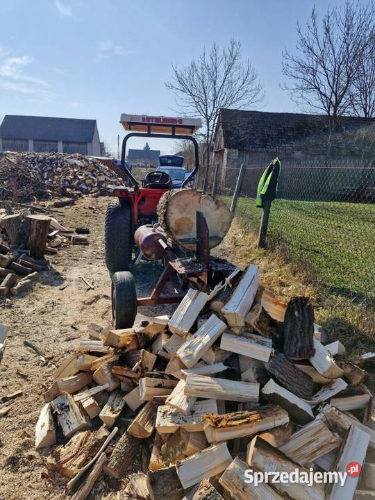 Łuparka do drewna 20ton naped wom lubelskie Janów Lubelski