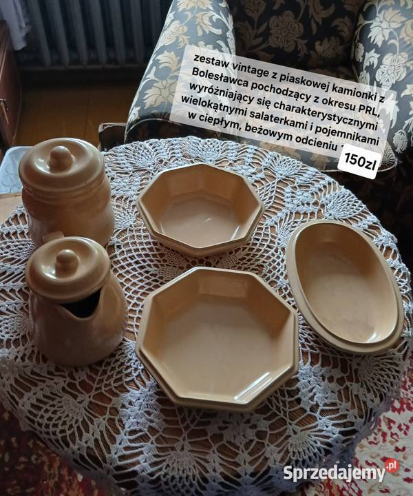 Ceramiczny zestaw BOLESŁAWIEC Serwisy Hrubieszów