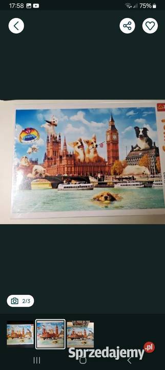 Psy w Londynie Funny Cities 1000 puzz śląskie Siemianowice Śląskie