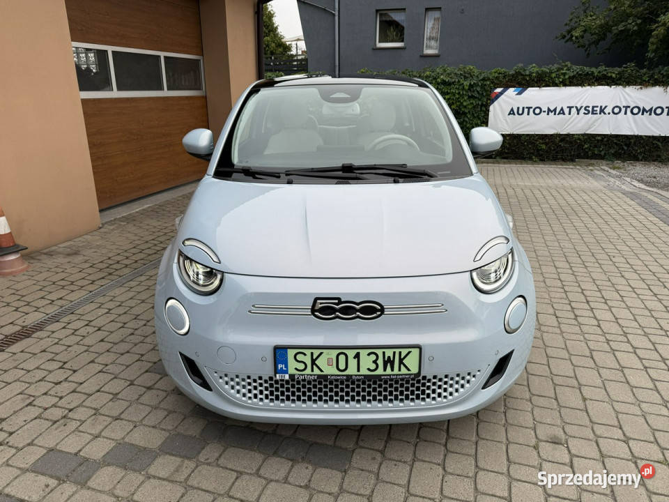 Fiat 500e La Prima Krajowy 1Właściciel Vat23 Orzech sprzedam