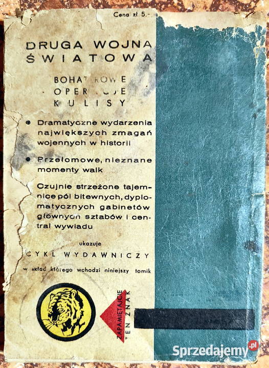 Tygrysy seria książek Żółty Tygrys 1959r Lublin