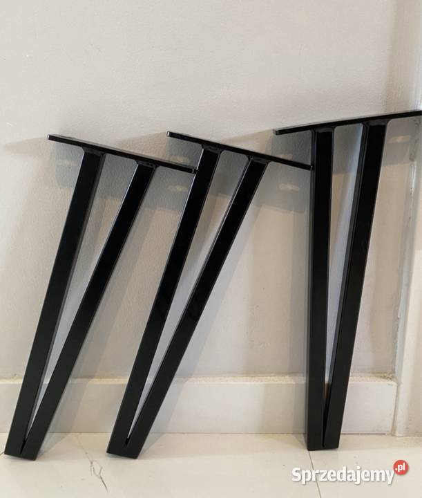 Czarne Nogi metalowe Noga loft 40Stolik kawowy Nogi i nóżki małopolskie Bochnia sprzedam