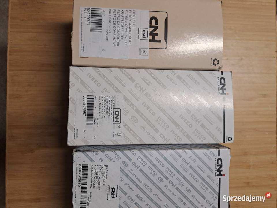 Zestaw 3 filtrów Case Optum Case Puma Holland HD Wrocław sprzedam