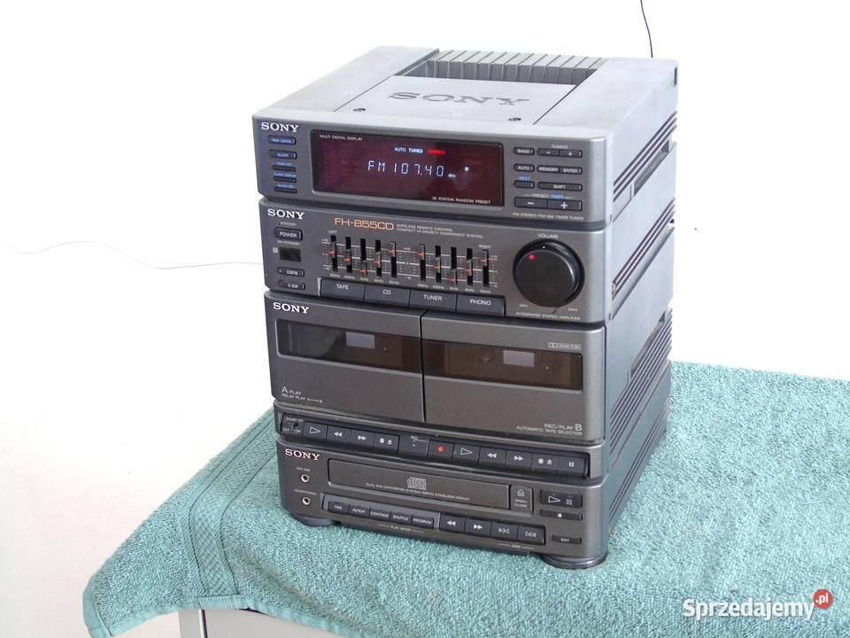 Wieża Sony radio korektor PHONO mocna DOSTAWA Wieże i miniwieże Jasło sprzedam