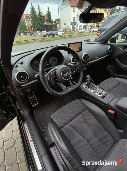Audi S3 Sportback NISKI PRZEBIEG ASO aluminiowe felgi Bydgoszcz
