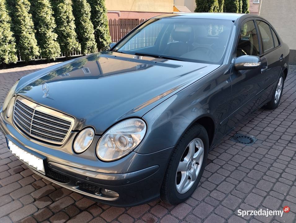 Mercedes E 200 CDI Klima Hak OC Automat szary Łuków