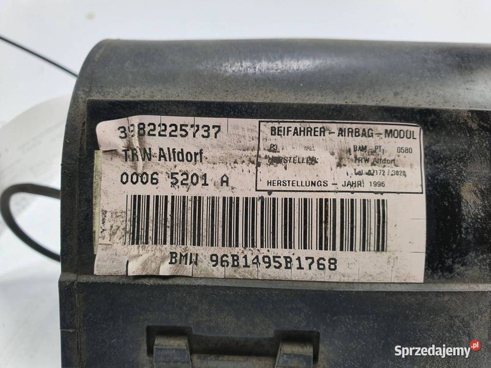 PODUSZKA AIRBAG BMW E39 523 3982225737