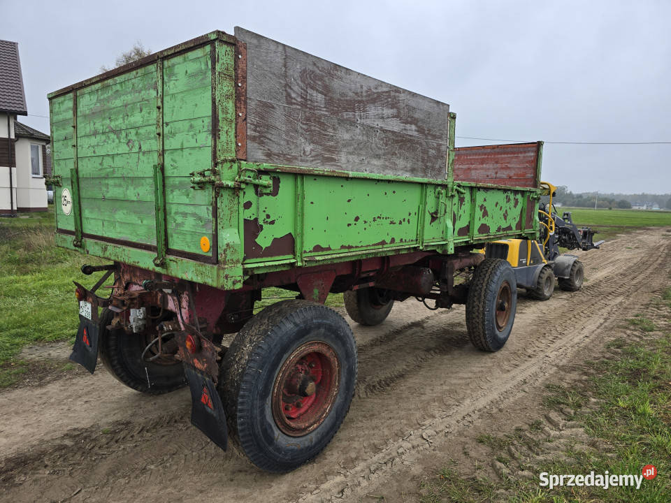 BEZ CENY MINIMALNEJ Przyczepa wywrotka 8 ton Drężewo