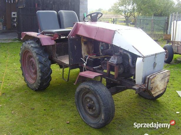 traktorek własnej konstrukcji Gosań