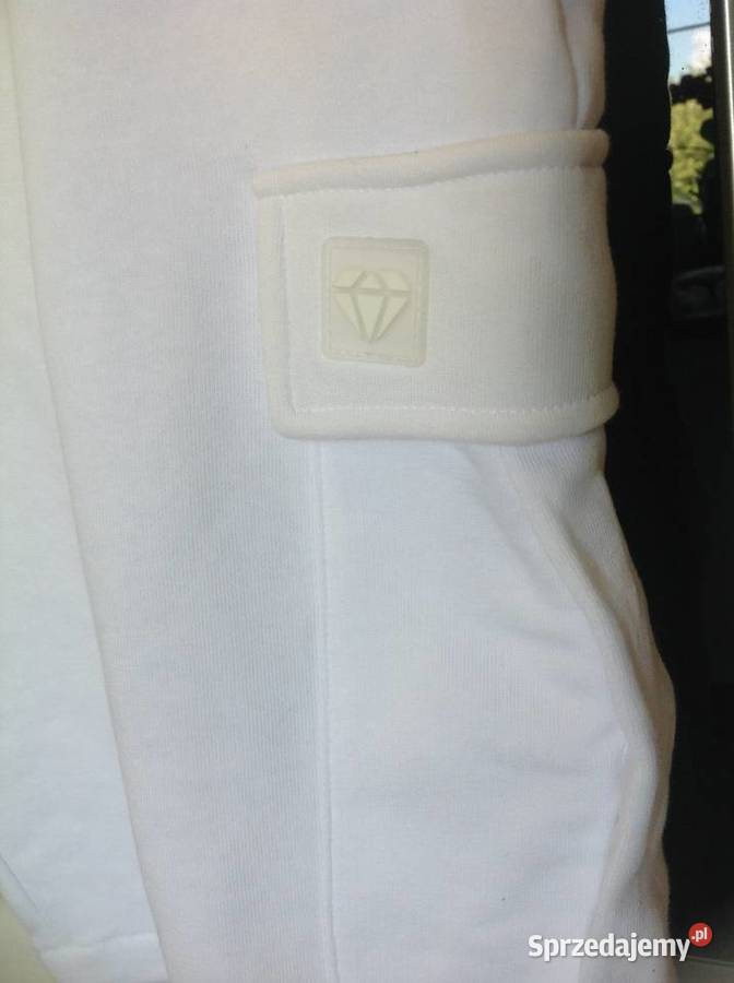 Szorty Spodenki Męskie BORN RICH L Białe NOWE Nowa Sól