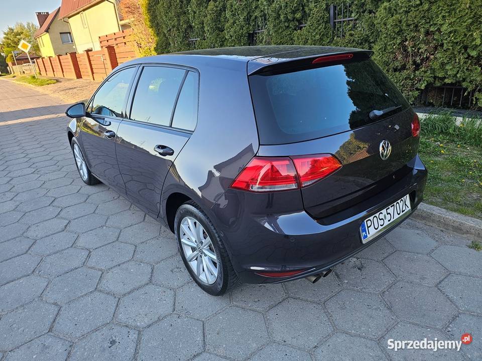 VW Golf VII Lounge 14 TSI 125 2015 r Zarej Stan isofix Ostrów Wielkopolski