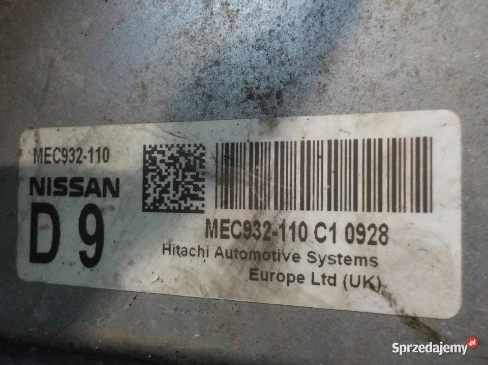 NISSAN QASHQAI J10 I LIFT 16 B 10r sterownik osobowe Czujniki i sterowniki Suków