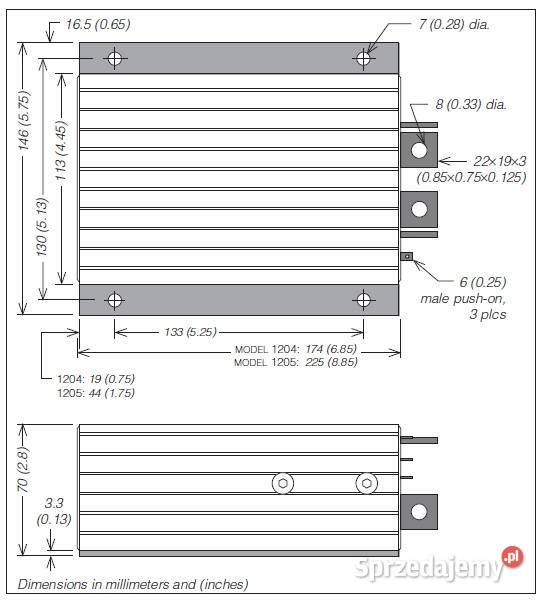 ORYGINALNY CURTIS 1204M6301 48V72V 325A