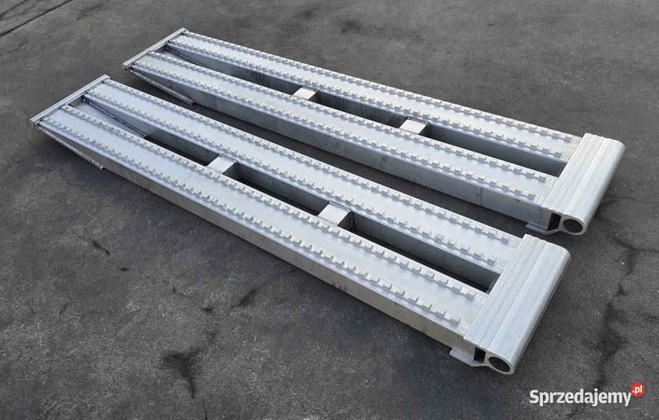 Najazdy aluminiowe 5 ton 2800x380x90mm mocowanie Lubanie sprzedam