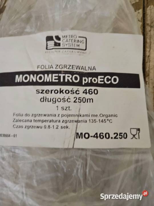 Folia MCS do zgrzewarek 460 MM 250 M Góra