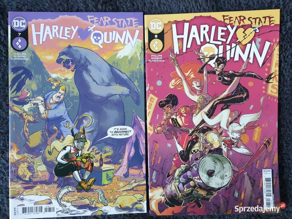 Harley Queen Suicide Squad zestaw 14 komiksów DC Superbohaterowie Gdynia