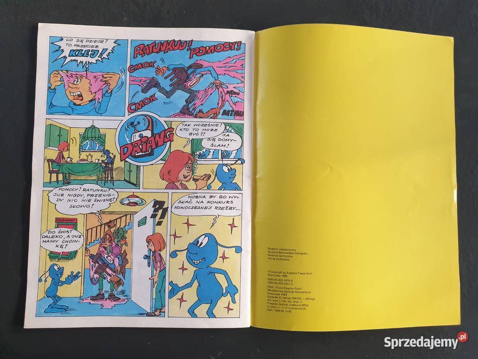 Przygody Jonki Jonka i Kleksa cz I i II komplet Komiksy pomorskie Gdynia