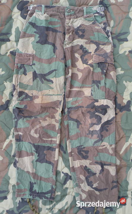 Spodnie bdu woodland small regular 85r cotton Wrocław