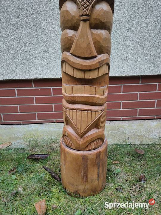 Totem Tiki Ręcznie wykonanany Duży Kościan sprzedam