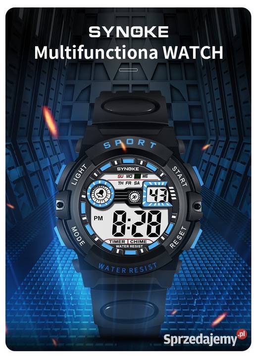 Sportowy zegarek elektroniczny dziecka chłopca lubuskie Gorzów Wielkopolski