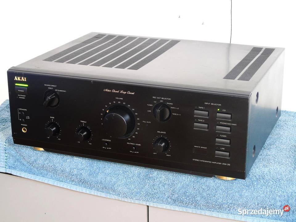 Wzmacniacz Akai AM39 sprawny i ładny DOSTAWA Jasło