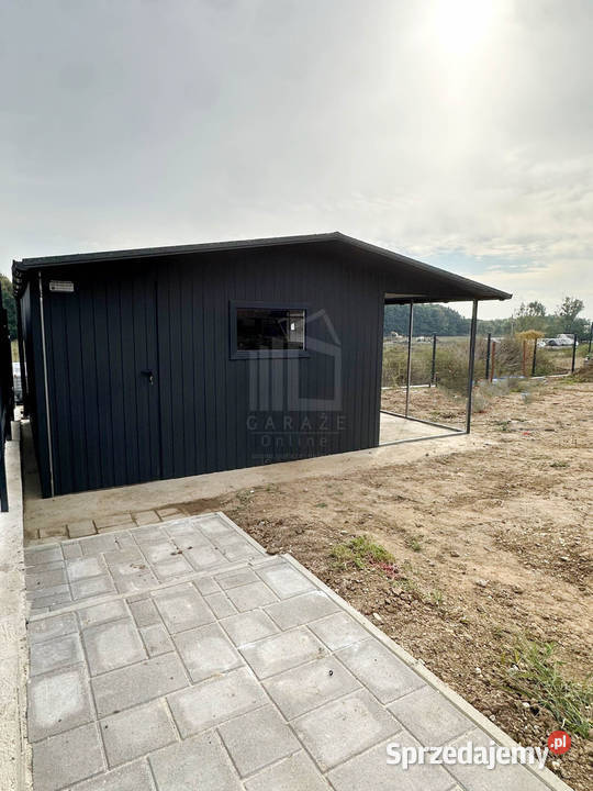 Garaż blaszany Domek ogrodowy Schowek 4x6m Wiata Domki narzędziowe Kwidzyn