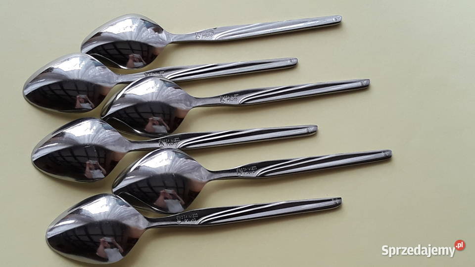 Łyżeczki do herbaty Polwid sztućce PRL Sztućce Dąbrowa Górnicza