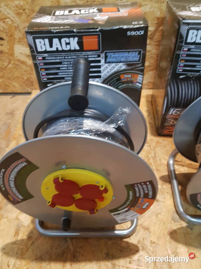 Przedłużacz bębnowy ogrodowy Black 25 m 4 gn wielkopolskie Głogowa