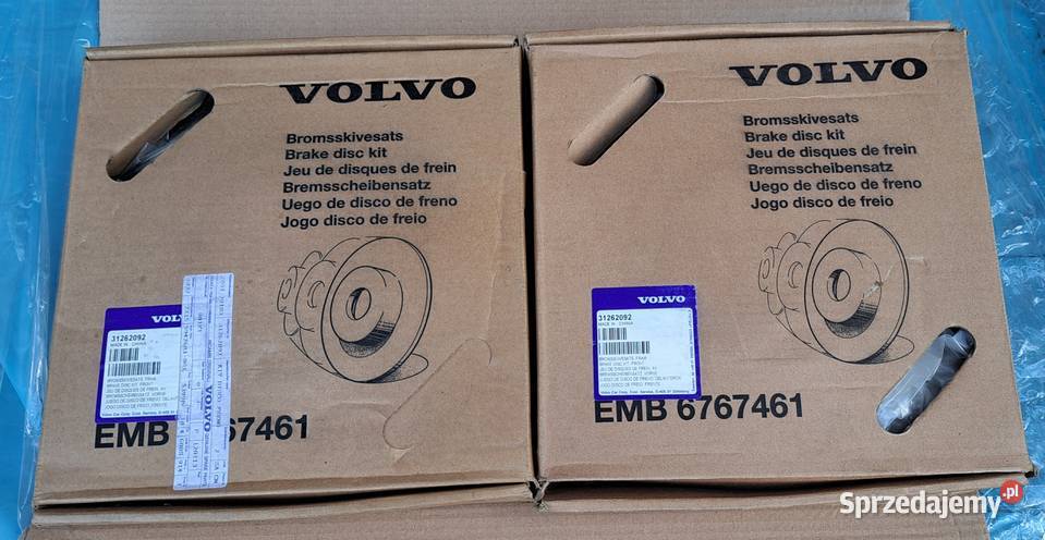 2X TARCZA HAMULCOWA PRZÓD VOLVO 850 940 960 S70 Mielęcin