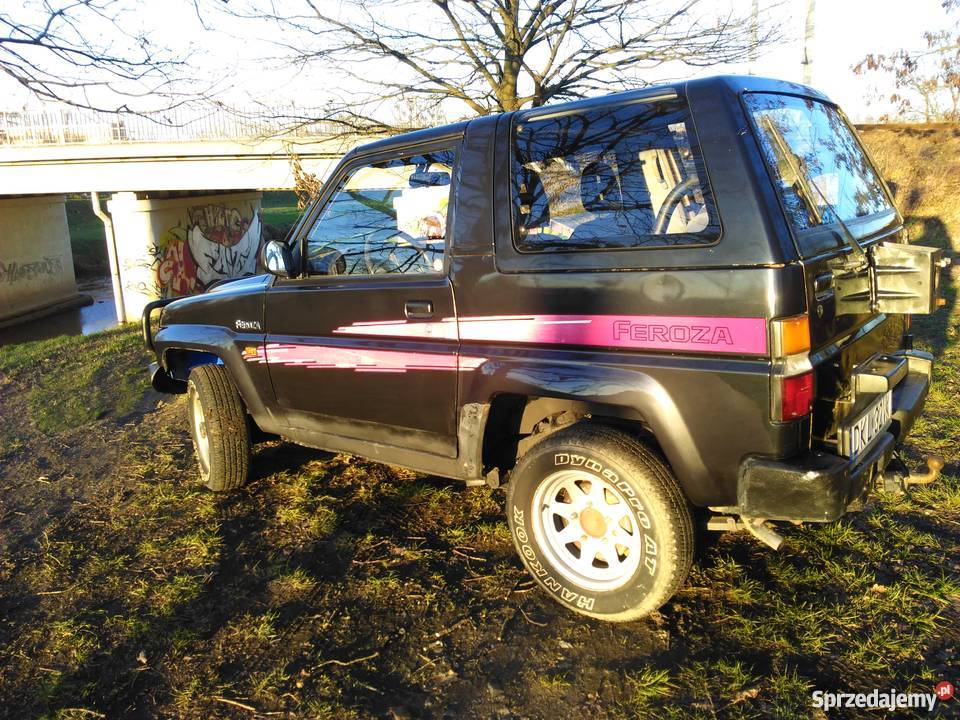 Daihatsu Feroza 1990 lift5 swap 105 benzyna dolnośląskie Wrocław