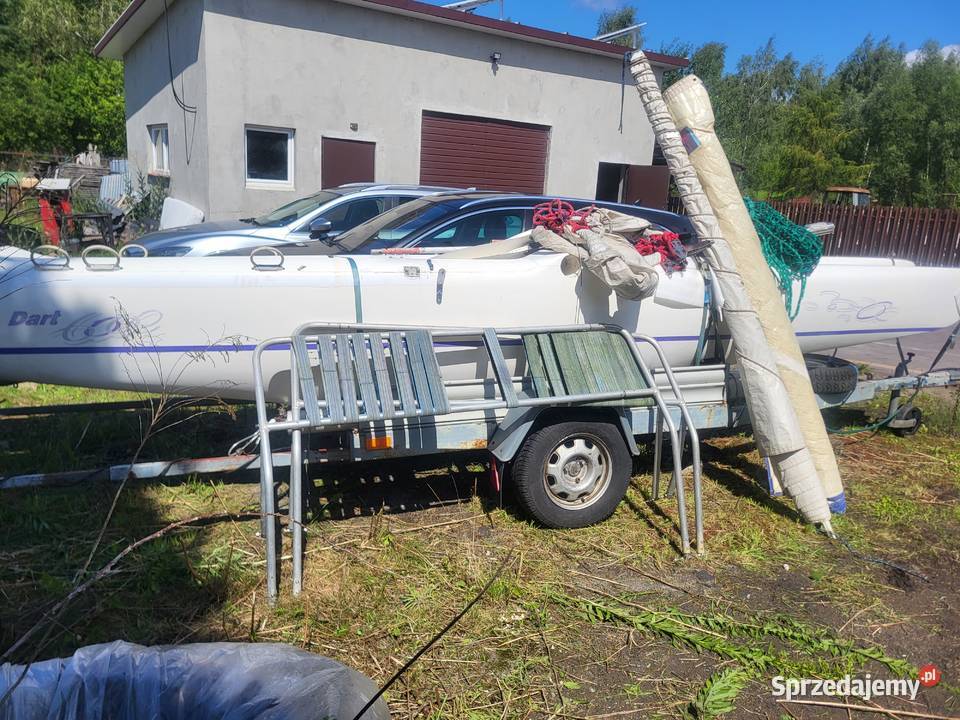 Katamaran DART 6000 zarejestrowana przyczepa Żeglarstwo Ostrowiec Świętokrzyski