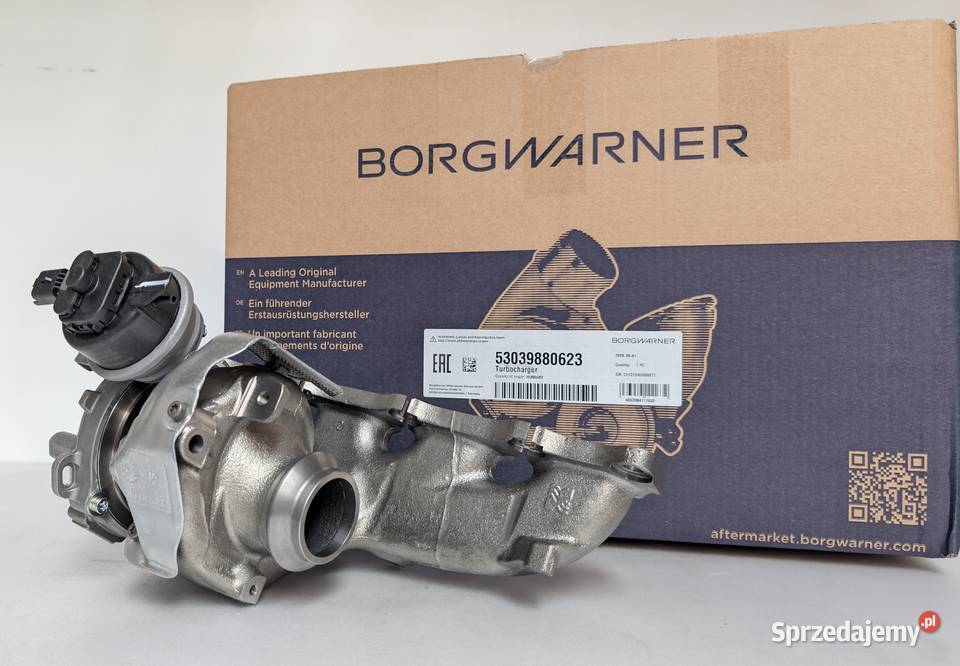 Nowa turbosprężarka BorgWarner 53039880623 mazowieckie Siedlce sprzedam
