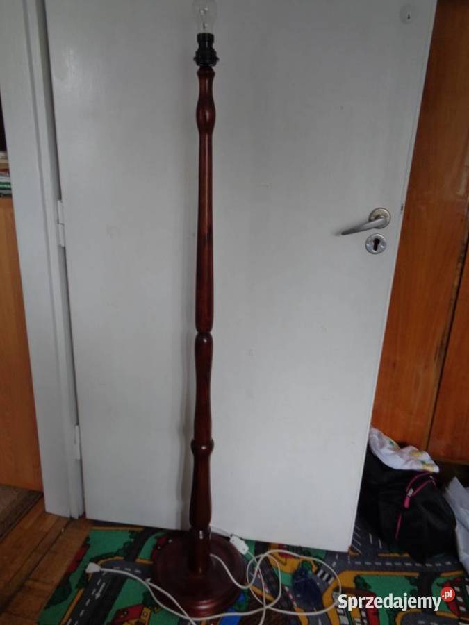 Lampa stojąca z abażurem Puszczykowo sprzedam