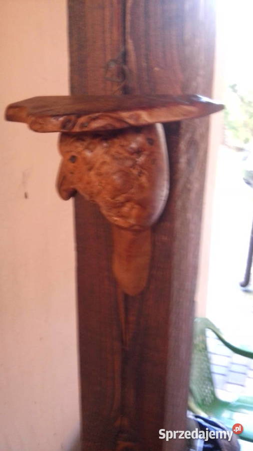 Półka z korzenia ręcznie robiona 26cm