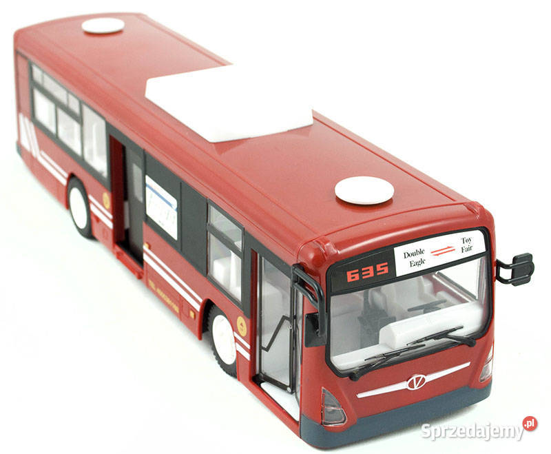 AUTOBUS ZDALNIE STEROWANY RC Z DRZWIAMI CZERWONY Zdalnie sterowane Bielsk Podlaski