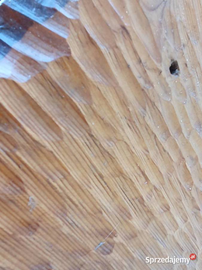 Drewniana dużą okazała rzeźbiona rama Myszków