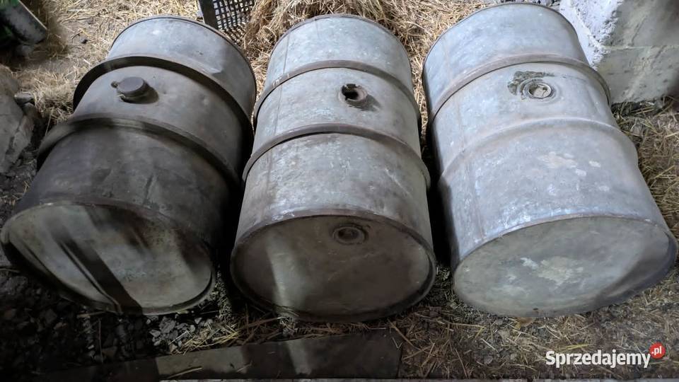 Baczka stalowa 200l Zbiorniki Studzionka