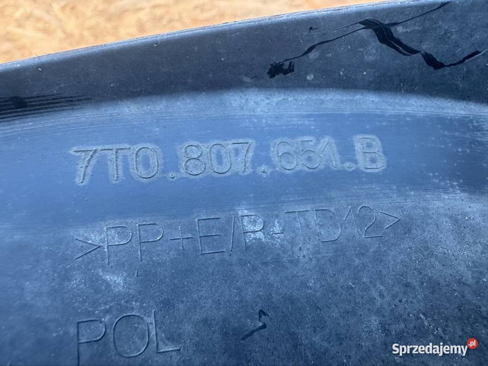 Spoiler dół zderzaka przód Volkswagen vw