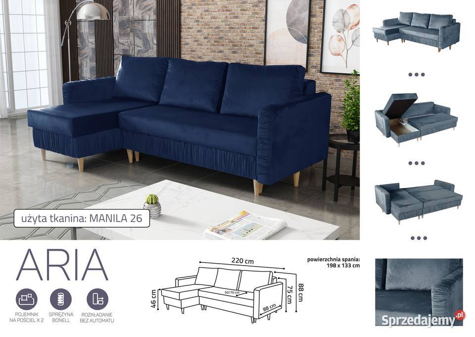 Narożnik Aria Wieruszów sprzedam