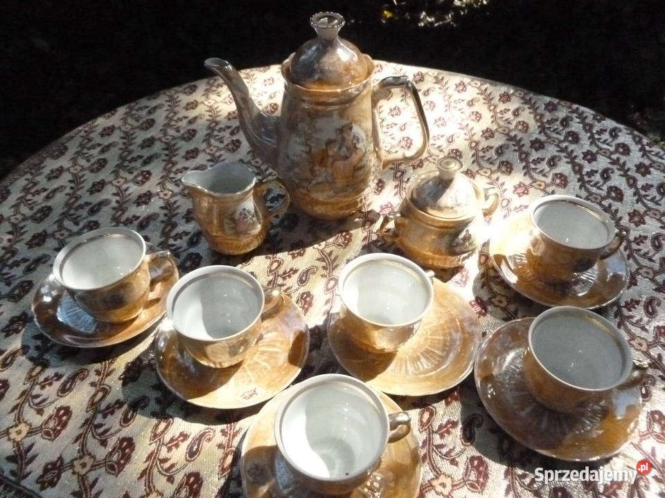 Serwis kawowy Włocławek Porcelana PRL Mława