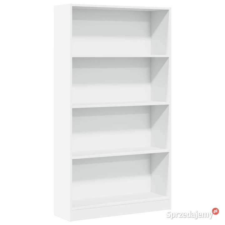 Regał biały 80x24x143 materiał drewnopochodny