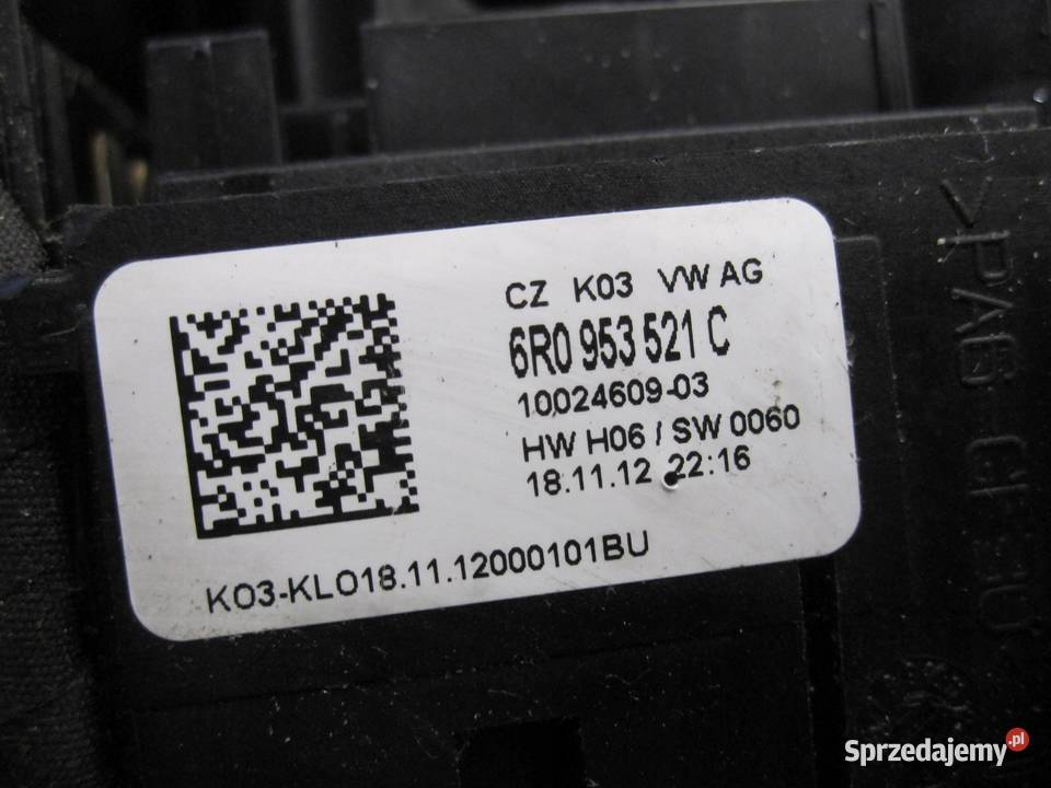 SKODA FABIA II przełącznik zespolony 6R0953521C