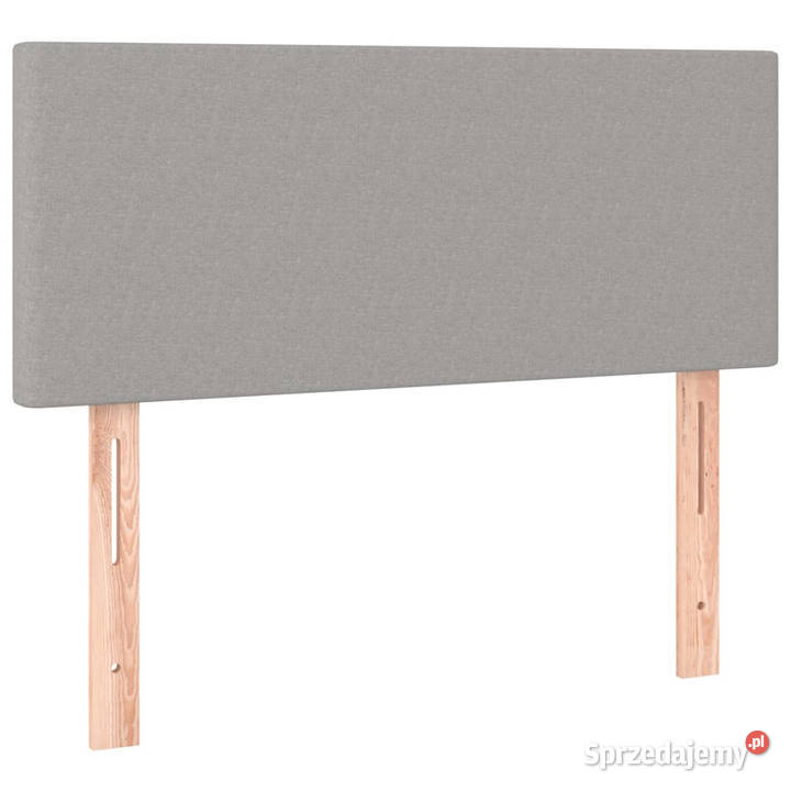 Zagłówek do łóżka z LED jasnoszary 90x5x7888 Warszawa