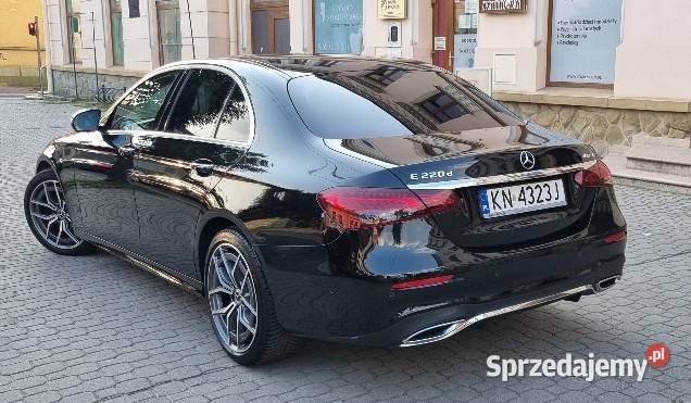 E220d 4Matic Linia AMG I właścicie bezwypadkowy centralny zamek Nowy Sącz