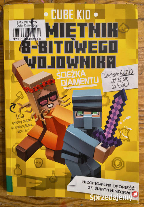 Pamiętnik 8bitowego wojownika ścieżka diamentu Książki dla dzieci Sosnowiec sprzedam