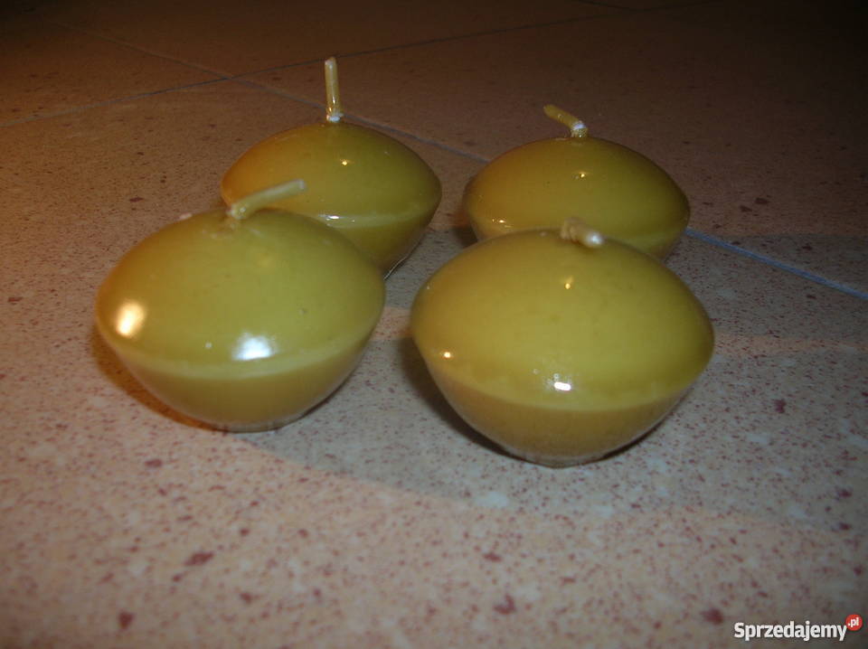 Świeczki pływające 45 świeca barwiona lakier śląskie Siewierz